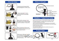 0.5L Aluminum Tank 4500psi 500cc Inflatable kit for PCP HPA Paintball Scuba Fire