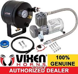 0.5 Gal Air Tank/150 Psi Compressor Onboard System Kit F/ Train Horn 12v Vxo8805