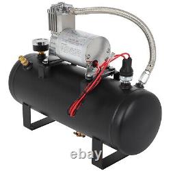 12V 1.5 Gal Air Tank 150 Psi Compressor Onboard System Fits for Train Horn Kit