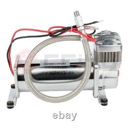 12V 5 Gal Air Tank 200 Psi Air Compressor Onboard System Kit For Car Boat Horn
