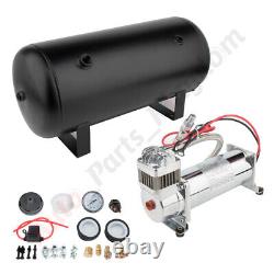 200 PSI 12V Air Compressor 5 Gal Air Tank Onboard System Kit For Boat Train Horn