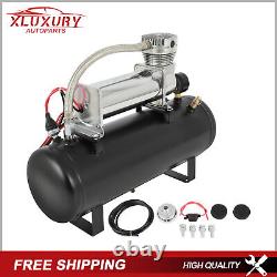 2.5 Gal Air Tank 200 Psi Compressor Onboard System Kit 12V Train truck Horn