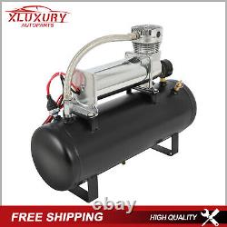 2.5 Gal Air Tank 200 Psi Compressor Onboard System Kit 12V Train truck Horn