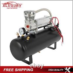 2.5 Gal Air Tank 200 Psi Compressor Onboard System Kit 12V Train truck Horn