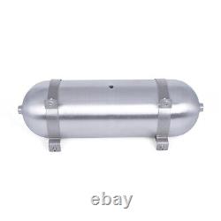 3Gallon 5Port Air Tank portable Seamless Raw Aluminum Air Ride Suspension System