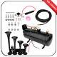 4 Trumpet 150psi 1g Air Tank Air Horn Kit Full Systems For Train Truck Pickup