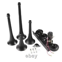 4 Trumpets Train Horn Kit For Car Truck Pickup Loud System 1G Air Tank 150psi
