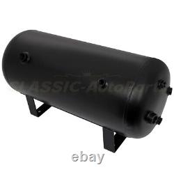 5Gal 200 PSI Black Air Tank With Air Gauge Switch For Train Truck Van Horn 12V