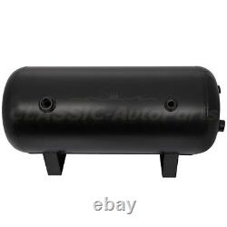 5Gal 200 PSI Black Air Tank With Air Gauge Switch For Train Truck Van Horn 12V