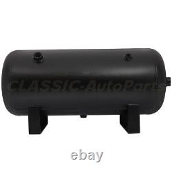 5Gal 200 PSI Black Air Tank With Air Gauge Switch For Train Truck Van Horn 12V