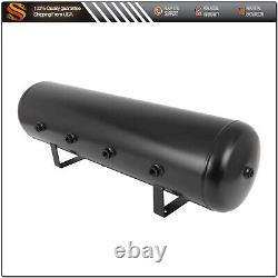 9 Ports Air Tank Compressor 8 Gallon Air Ride Suspension Kit For Car Train Horns