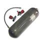 Acecare 6.8l Ce Scuba Pcp Cylinder 4500psi Carbon Fiber Air Tank Paintball Kits