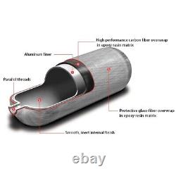 Acecare 6.8L CE Scuba PCP Cylinder 4500psi Carbon Fiber Air Tank Paintball Kits
