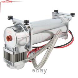 Air Compressor 5 Gal Air Tank System Kit 200 PSI 12V Fits Boat Train Truck Horn