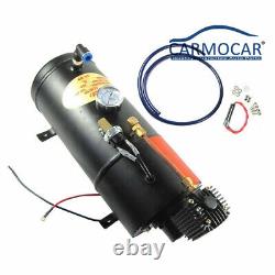 Air Compressor with 3-Trumpet Train Air Horn Kit 150dB+125 PSI Air System 12V