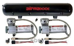 Air Compressors 400 Pewter 3/8 Valves Black 9 Switch Tank Air Ride Suspension