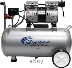 Air Tools 8010 Steel Tank Air Compressor Ultra Quiet, Oil-Free, 1.0 hp, 8 gal