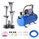 Blue 120psi Air Compressor Air Horn Compressor Tank Kit For Any 12v Vehicle