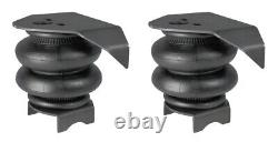 Complete FASTBAG 3/8 Air Ride Suspension Kit Bags Black Fit 82-04 Chevy S10 2wd