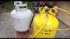 Convert Propane Tank In To A Portable Compressed Air Tank Yourself Step By Step