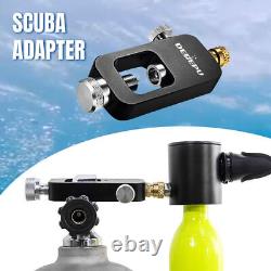 DEDEPU Scuba Diving Kit 0.5L Air Oxygen Tank Hand Pump/Mask Set Mini Dive Set