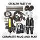 Dirtyworks Dirty Air Stealth Front & Rear Complete Fast-up Tank Kit Air Ride