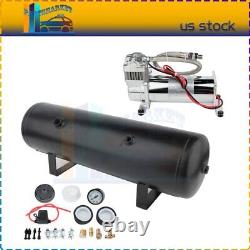 Easy Installation 12V 200 Psi Air Compressor with 3 Gal Tank Kit For Train Horn