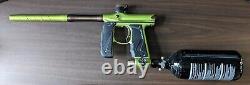 Empire Mini GS Paintball Marker Kit, Green-Brown, Hopper & JT 48C Air Tank