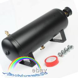 For Loud System Truck Car Semi 1.5G Air Tank Train Horn Kit 150psi 4 Trumpets