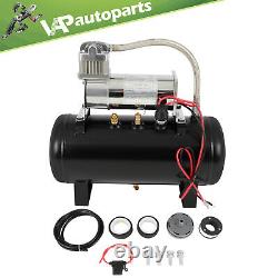 For Train Horn 12V 2 Gal Air Tank 150 Psi Compressor Onboard System Kit