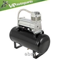 For Train Horn 12V 2 Gal Air Tank 150 Psi Compressor Onboard System Kit