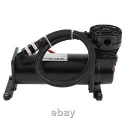 For Train Horn 5 Gal Air Tank 200 Psi Onboard System Kit 12V Air Compressor Horn