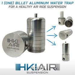 Kit 2 HKI Air Compressors + 2 Filters + Bluetooth + Aluminum Air Tank + Gauge