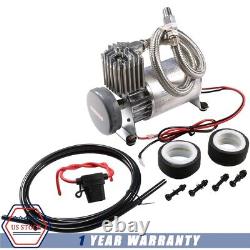 Loud System Train Horn 1.5G Air Tank 150psi 4 Trumpets Kit NEW For Truck Car Wit