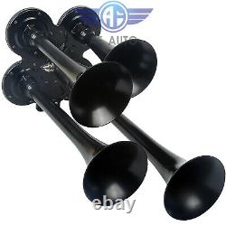 Loud System Train Horn Kit for Truck Car Wit 1.5G Air Tank 150psi 4 Trumpets New