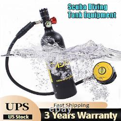 Mini 1L Scuba Oxygen Cylinder Diving Air Tank Kit Snorkeling Breathing Equipment