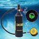 Mini 1l Scuba Oxygen Cylinder Diving Air Tank Kit Snorkeling Breathing Equipment