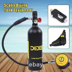 Mini 1L Scuba Oxygen Cylinder Diving Air Tank Kit Snorkeling Breathing Equipment