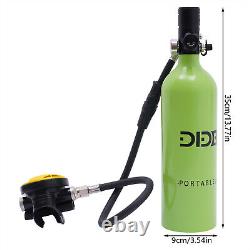 Mini 1L Scuba Oxygen Cylinder Diving Air Tank Kit Snorkeling Breathing Equipment