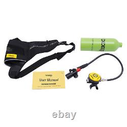 Mini 1L Scuba Oxygen Cylinder Diving Air Tank Kit Snorkeling Breathing Equipment