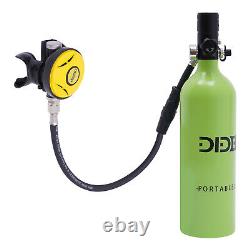 Mini 1L Scuba Oxygen Cylinder Diving Air Tank Kit Snorkeling Breathing Equipment