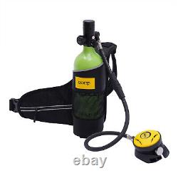 Mini 1L Scuba Oxygen Cylinder Diving Air Tank Kit Snorkeling Breathing Equipment