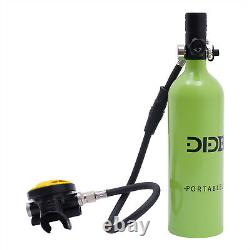 Mini 1L Scuba Oxygen Cylinder Diving Air Tank Kit Snorkeling Breathing Equipment