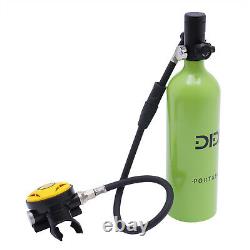 Mini 1L Scuba Oxygen Cylinder Diving Air Tank Kit Snorkeling Breathing Equipment