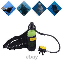 Mini 1L Scuba Oxygen Cylinder Diving Air Tank Kit Snorkeling Breathing Equipment