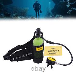 Mini 1L Scuba Oxygen Cylinder Diving Air Tank Kit Snorkeling Breathing Equipment