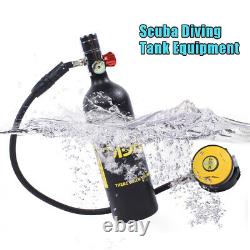 Mini Scuba Diving Tank Kit 1 L Oxygen Tank with Pump Equipment Underwater Breath