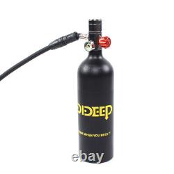 Mini Scuba Diving Tank Kit 1 L Oxygen Tank with Pump Equipment Underwater Breath