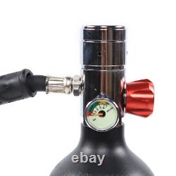 Mini Scuba Diving Tank Kit 1 L Oxygen Tank with Pump Equipment Underwater Breath