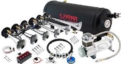 Musical Horn Kit For Truck/car Loud System /1.5g Air Tank/150psi/6 Trumpets